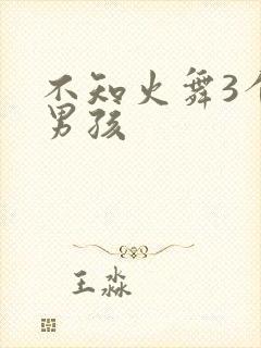 不知火舞3个小男孩封面