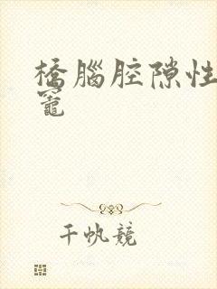 桥脑腔隙性梗塞灶封面