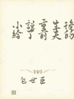 小说重生后我嫁给了前夫的死对头