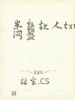 半熟故人txt网盘
