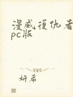 漫威复仇者联盟pc版封面