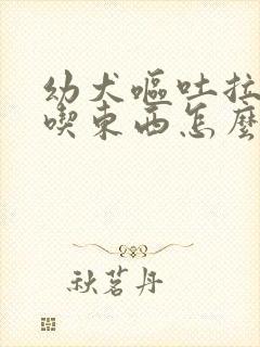 幼犬呕吐拉稀不吃东西怎么办