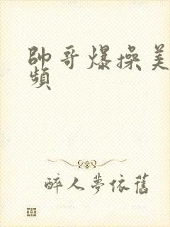 帅哥爆操美女视频