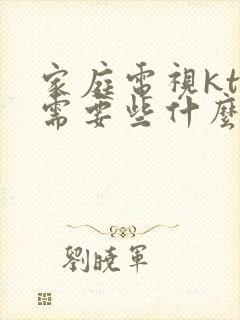 家庭电视ktv需要些什么设备封面