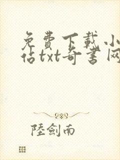 免费下载小说网站txt奇书网