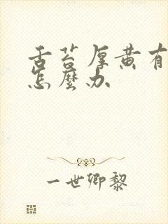 舌苔厚黄有齿痕怎么办