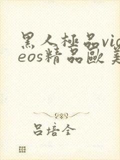 黑人极品videos精品欧美裸