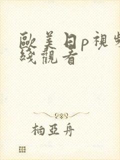 欧美日p视频在线观看