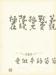 极限挑战第九季在线免费观看完整版