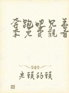 奔跑吧兄弟十三季免费观看