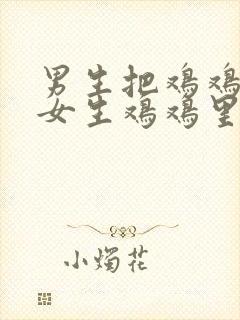 男生把鸡鸡放到女生鸡鸡里面