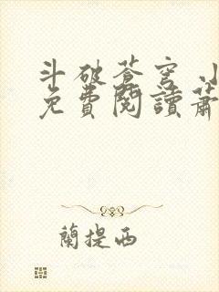 斗破苍穹 小说免费阅读萧炎