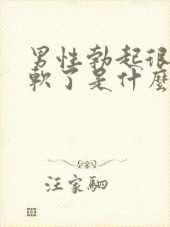 男性勃起很快就软了是什么原因