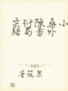 宋衍陈桑小说大结局番外封面