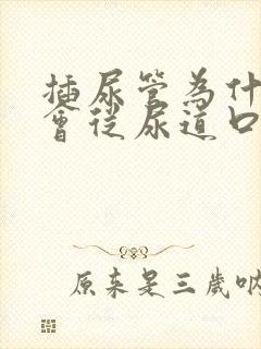 插尿管为什么还会从尿道口漏尿