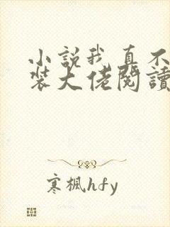 小说我真不是女装大佬阅读封面