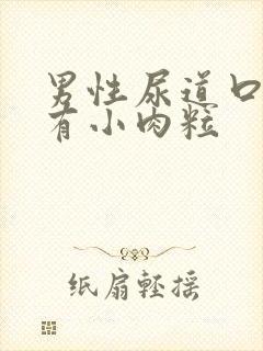 男性尿道口周围有小肉粒