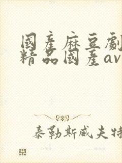 国产麻豆剧传媒精品国产av网站封面