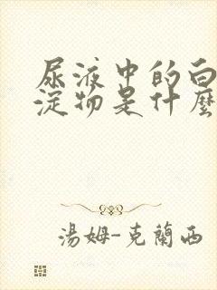 尿液中的白色沉淀物是什么