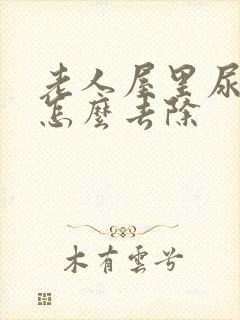 老人屋里尿骚味怎么去除