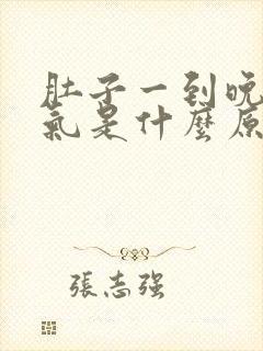 肚子一到晚上胀气是什么原因