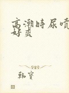 高潮时尿喷出来好爽