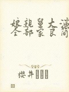 娘亲舅大演员表全部家良简介封面