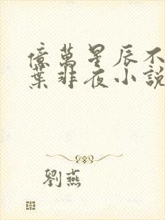 亿万星辰不及你叶非夜小说封面