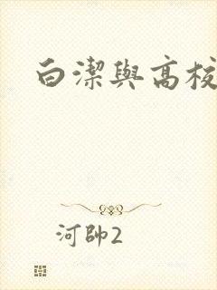 白洁与高校长封面