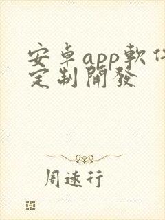 安卓app软件定制开发