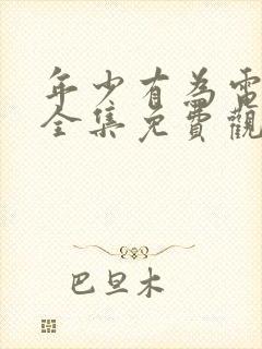 年少有为电视剧全集免费观看第十集封面