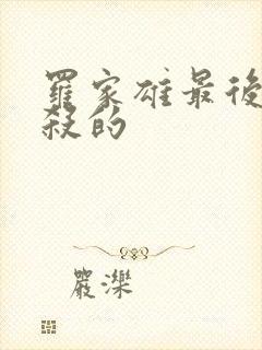 罗家雄最后被谁杀的