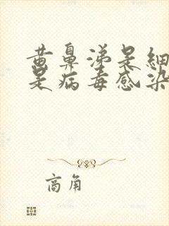 黄鼻涕是细菌还是病毒感染