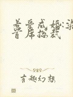 惹爱成婚:染指首席总裁