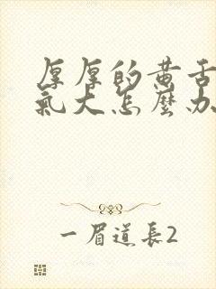 厚厚的黄舌苔口气大怎么办