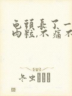 龟头长了一颗小肉粒,不痛不痒