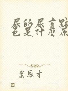 尿的尿有点偏红色是什么原因封面