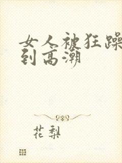 女人被狂躁到爽到高潮