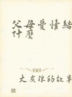 父母爱情结局是什么