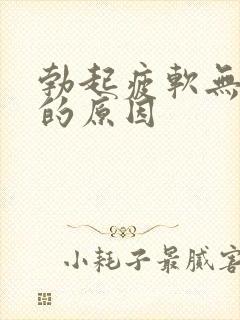 勃起疲软无力快的原因