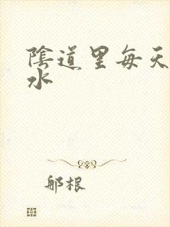 阴道里每天流黄水