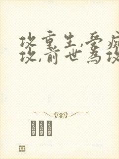 攻重生,受痴情攻,前世为攻死了的小说封面