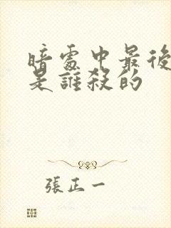 暗处中最后凶手是谁杀的