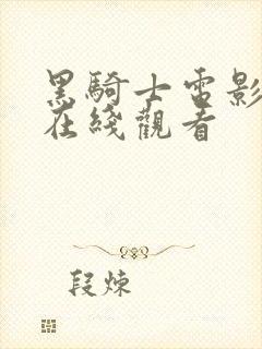 黑骑士电影高清在线观看