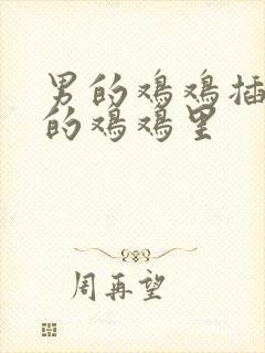 男的鸡鸡插进女的鸡鸡里封面