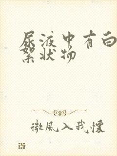 尿液中有白色的絮状物