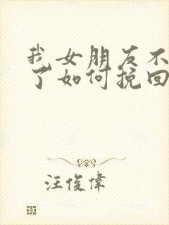 我女朋友不爱我了如何挽回