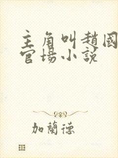 主角叫赵国栋的官场小说