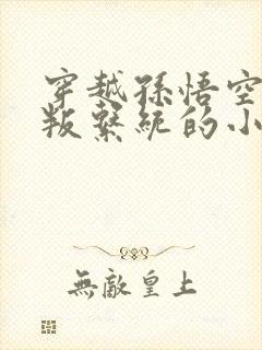 穿越孙悟空的反叛系统的小说封面