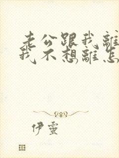 老公跟我离婚,我不想离怎么办封面